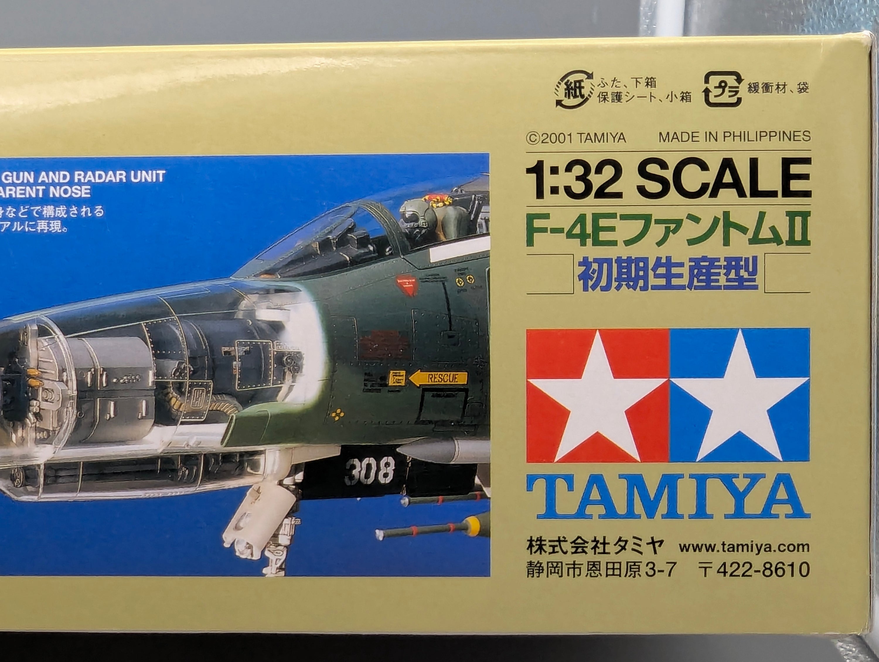 Flugzeug Modell Bausatz 1:32 Tamiya 60310 McDonnel Douglas F-4E Phantom II OVP