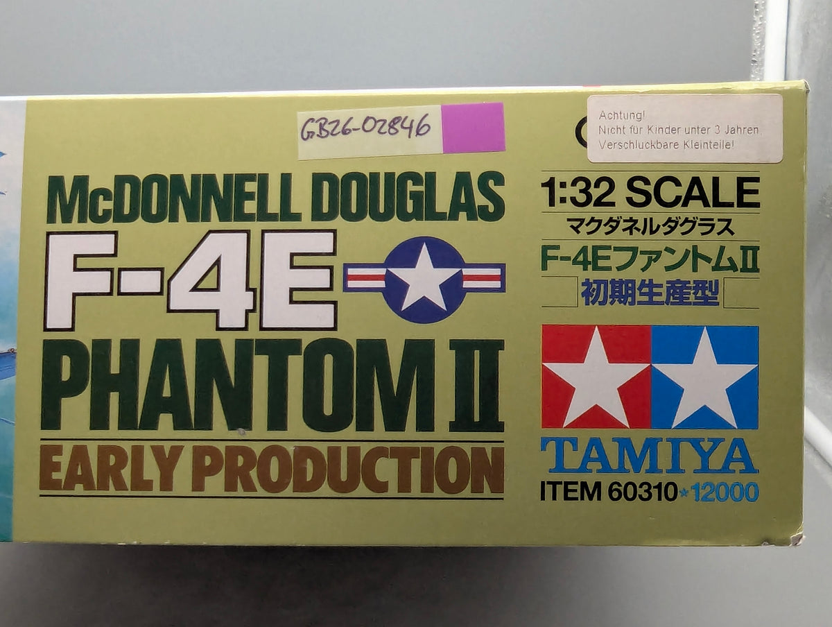 Flugzeug Modell Bausatz 1:32 Tamiya 60310 McDonnel Douglas F-4E Phantom II OVP