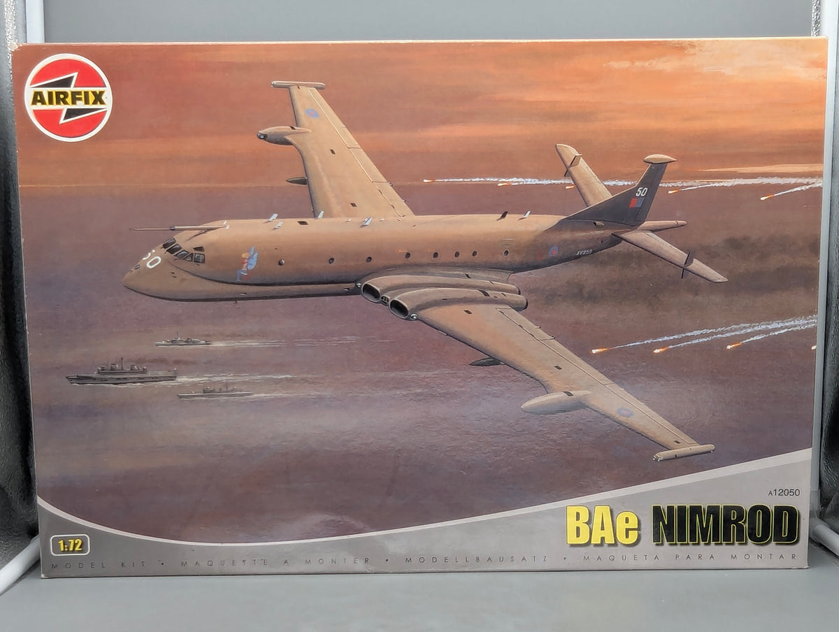 Flugzeug Modell Bausatz 1:72 Airfix A12050 BAe Nimrod mit OVP