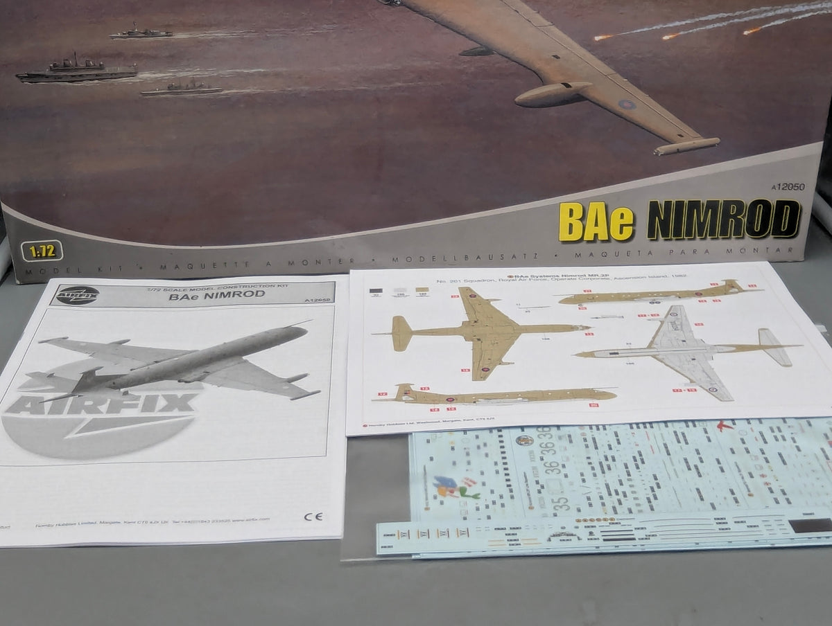 Flugzeug Modell Bausatz 1:72 Airfix A12050 BAe Nimrod mit OVP