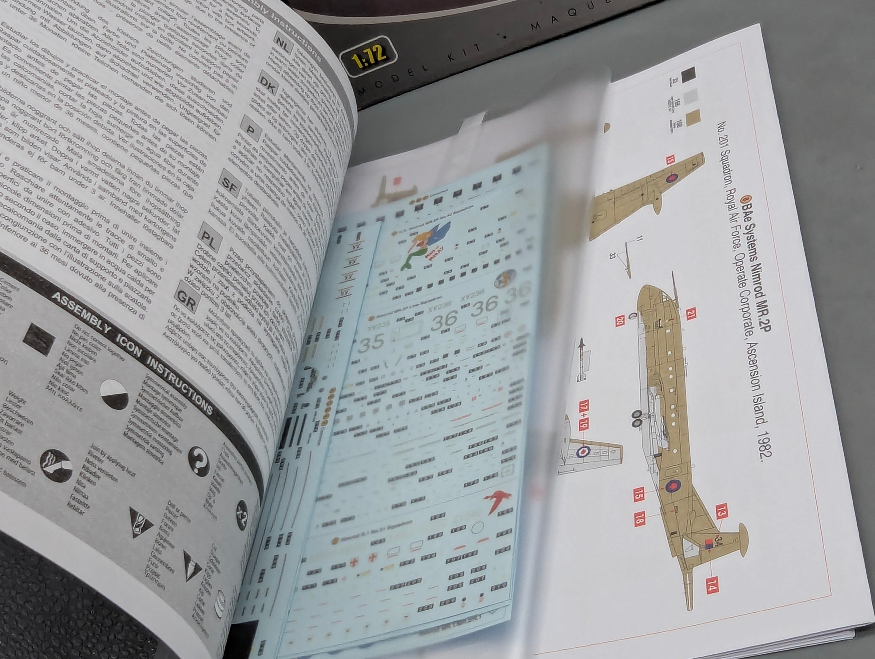 Flugzeug Modell Bausatz 1:72 Airfix A12050 BAe Nimrod mit OVP