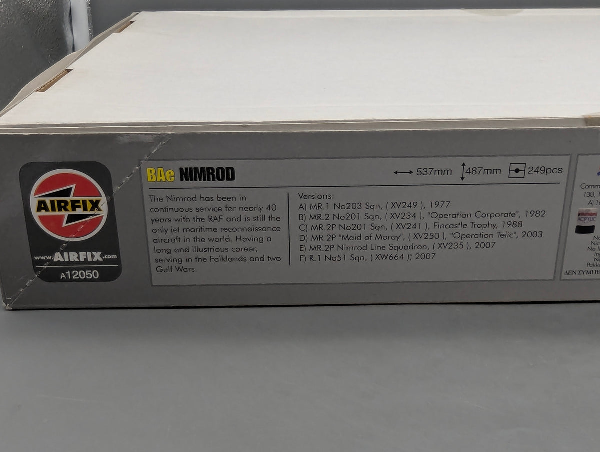 Flugzeug Modell Bausatz 1:72 Airfix A12050 BAe Nimrod mit OVP