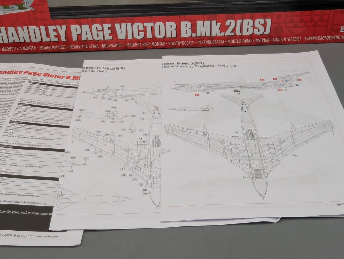 Flugzeug Modell Bausatz 1:72 Airfix A12008 Handley Page Victor B.Mk.2(BS) mit OVP