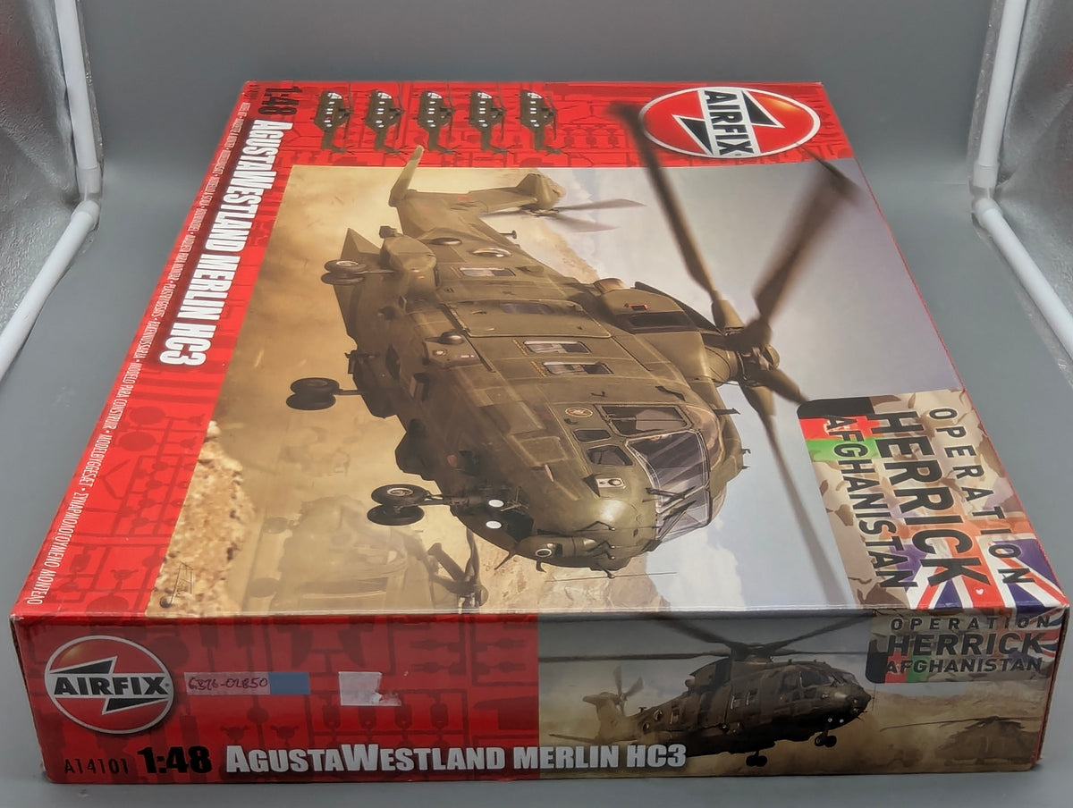 Hubschrauber Modell Bausatz 1:48 Airfix A14101 Agusta Westland Merlin HC3 mit OVP