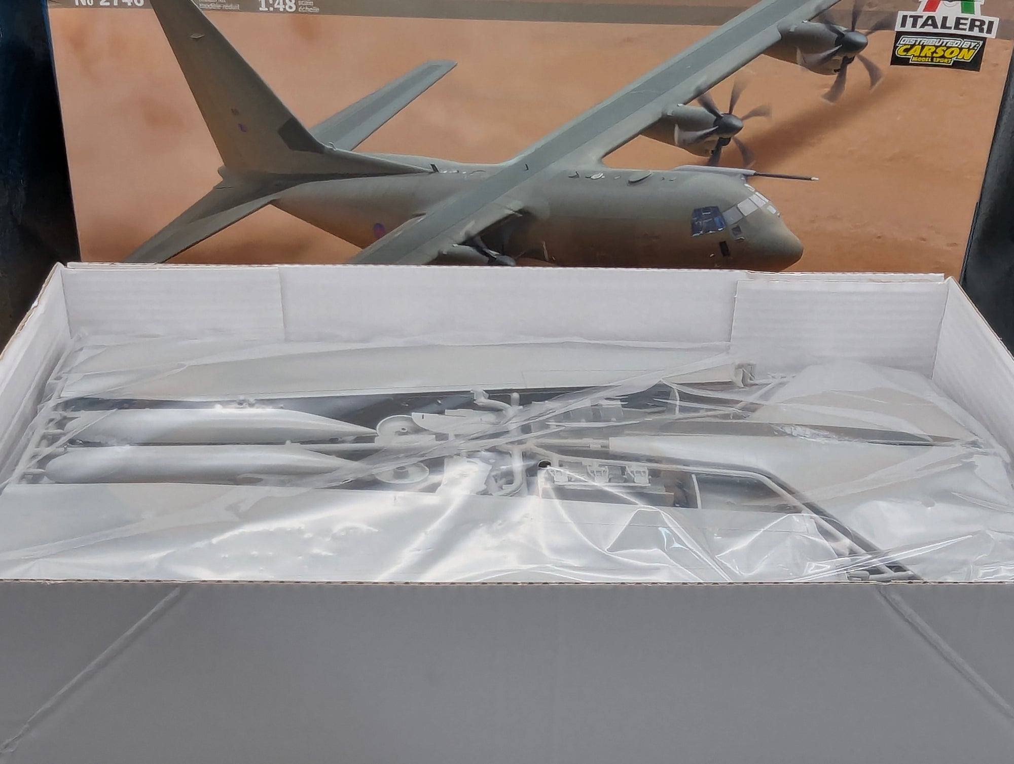 Flugzeug Modell Bausatz 1:48 Italeri 2746 Lockheed Martin C-130J C5 Hercules mit OVP