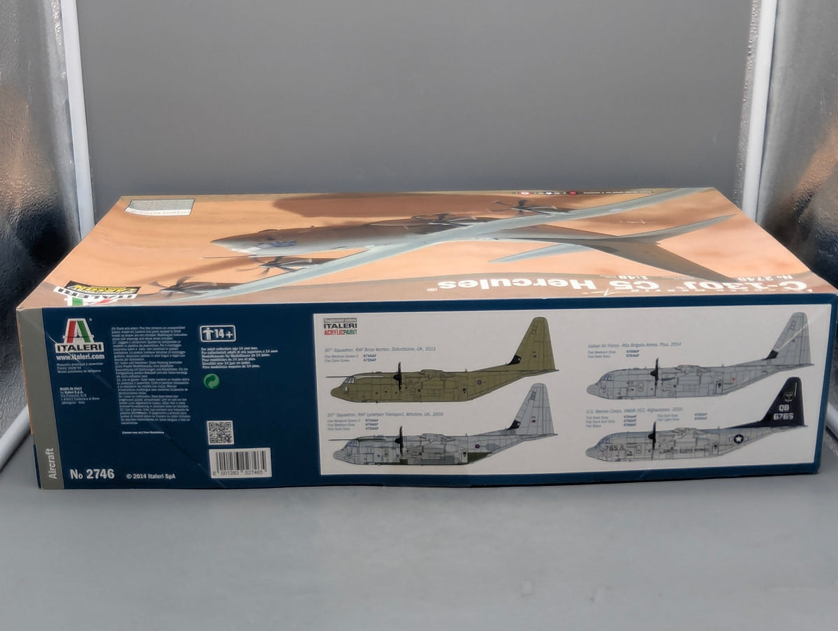 Flugzeug Modell Bausatz 1:48 Italeri 2746 Lockheed Martin C-130J C5 Hercules mit OVP