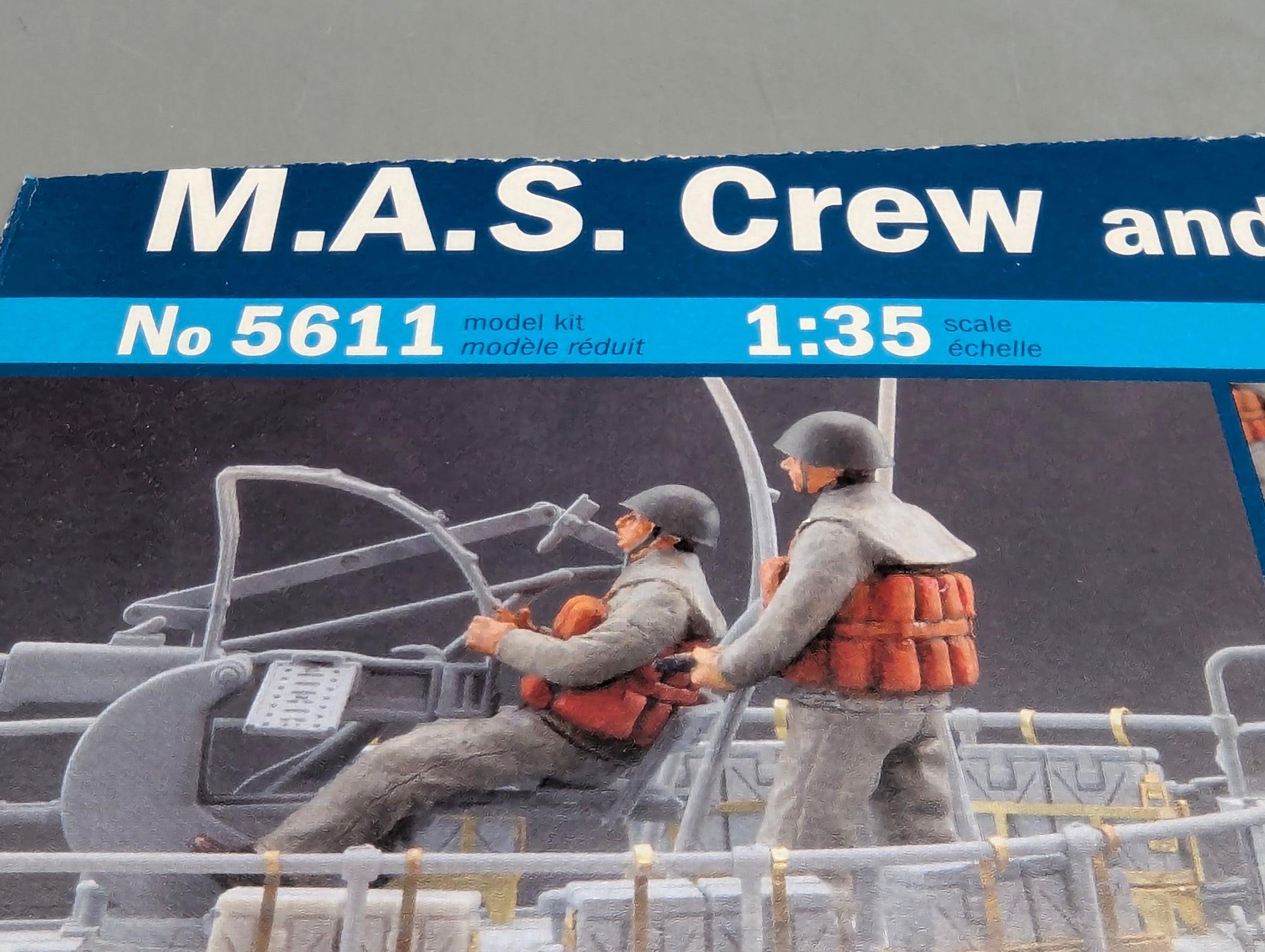 Schiff Modell Bausatz 1:35 Italeri 5608 UND 5611 M.A.S. 658 4a Serie + Figuren mit OVP