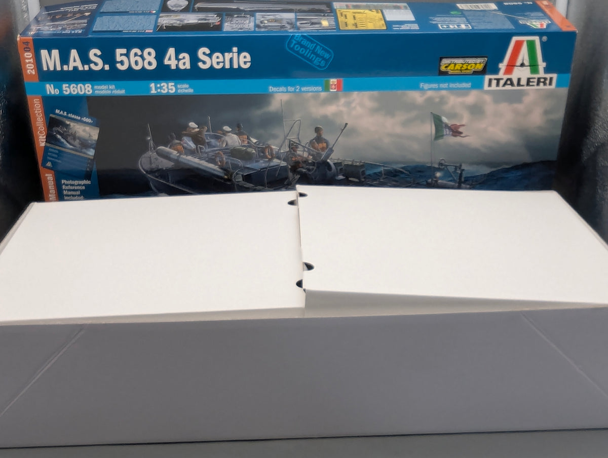 Schiff Modell Bausatz 1:35 Italeri 5608 UND 5611 M.A.S. 658 4a Serie + Figuren mit OVP