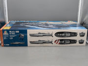 Schiff Modell Bausatz 1:35 Italeri 5608 UND 5611 M.A.S. 658 4a Serie + Figuren mit OVP