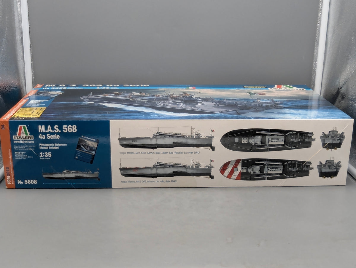 Schiff Modell Bausatz 1:35 Italeri 5608 UND 5611 M.A.S. 658 4a Serie + Figuren mit OVP