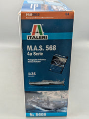 Schiff Modell Bausatz 1:35 Italeri 5608 UND 5611 M.A.S. 658 4a Serie + Figuren mit OVP