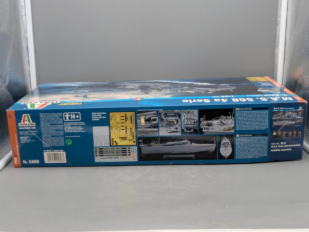 Schiff Modell Bausatz 1:35 Italeri 5608 UND 5611 M.A.S. 658 4a Serie + Figuren mit OVP