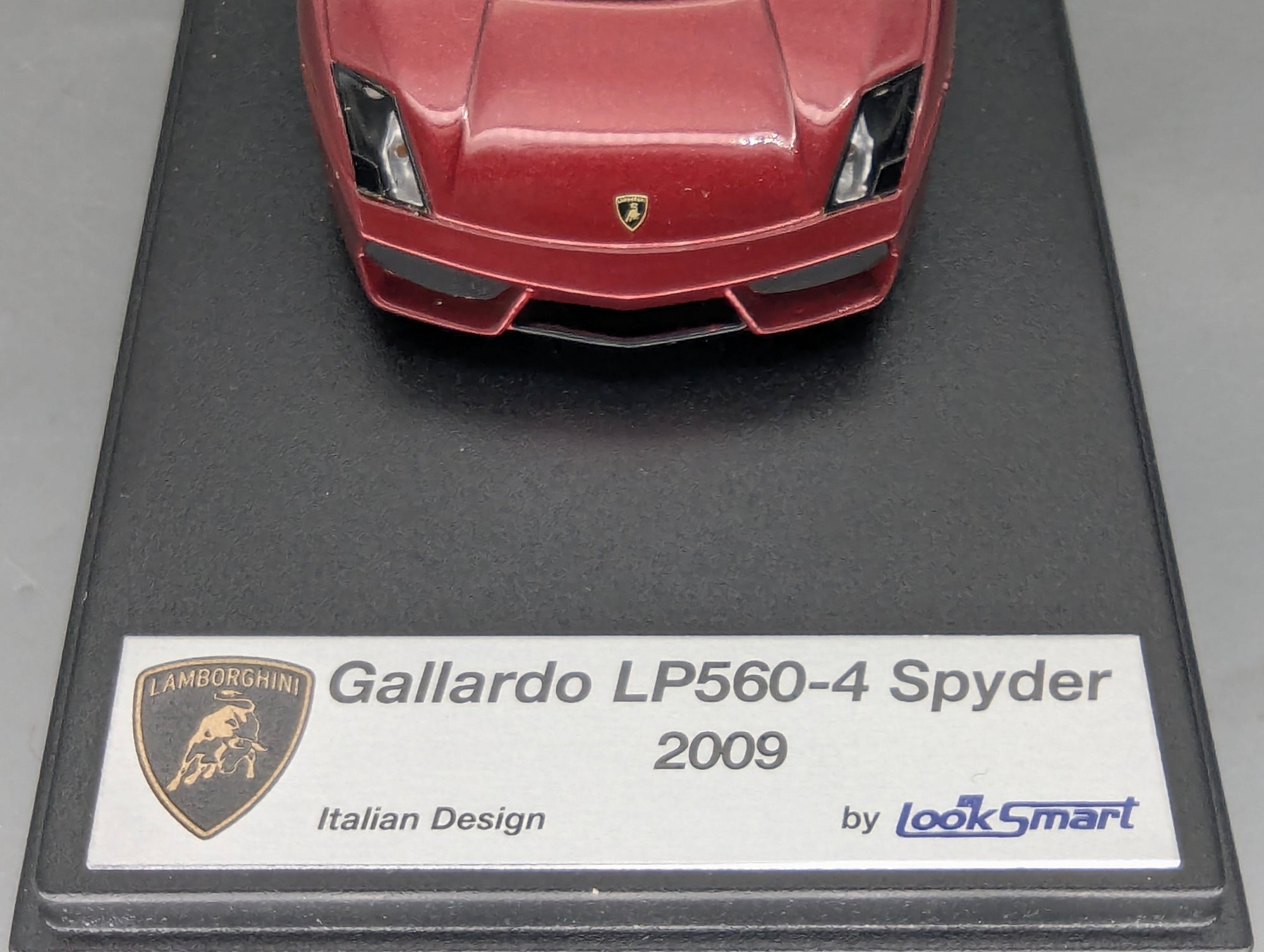 Modellautos 1:43 Looksmart Lamborghini Gallardo LP560-4 Spider 2009 Rosso Leto OVP
