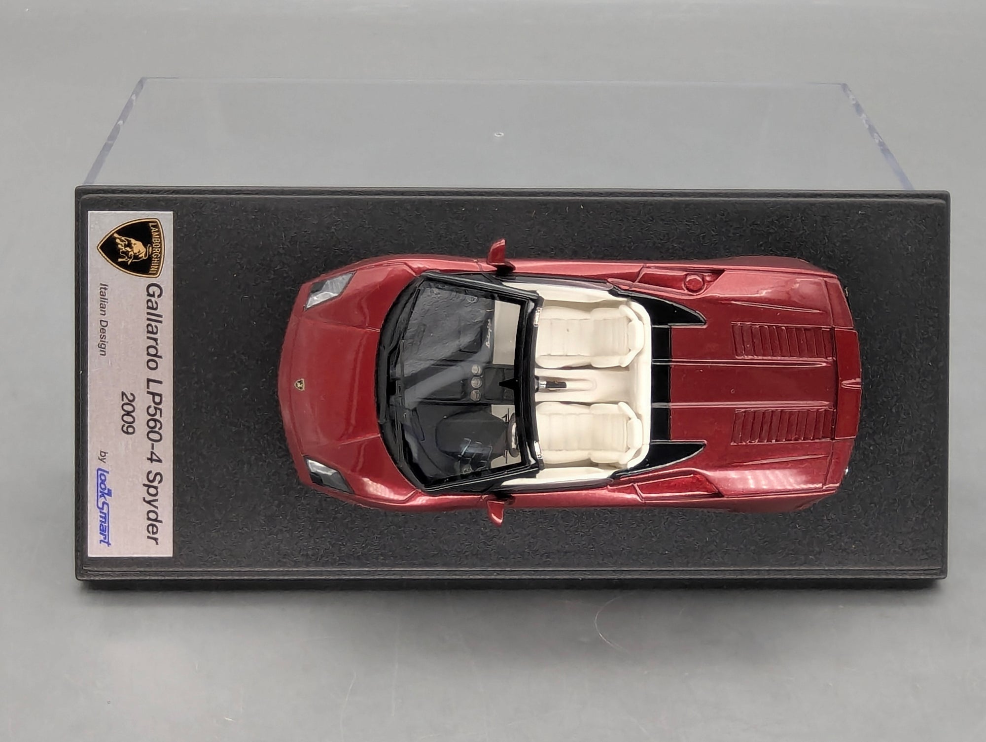 Modellautos 1:43 Looksmart Lamborghini Gallardo LP560-4 Spider 2009 Rosso Leto OVP