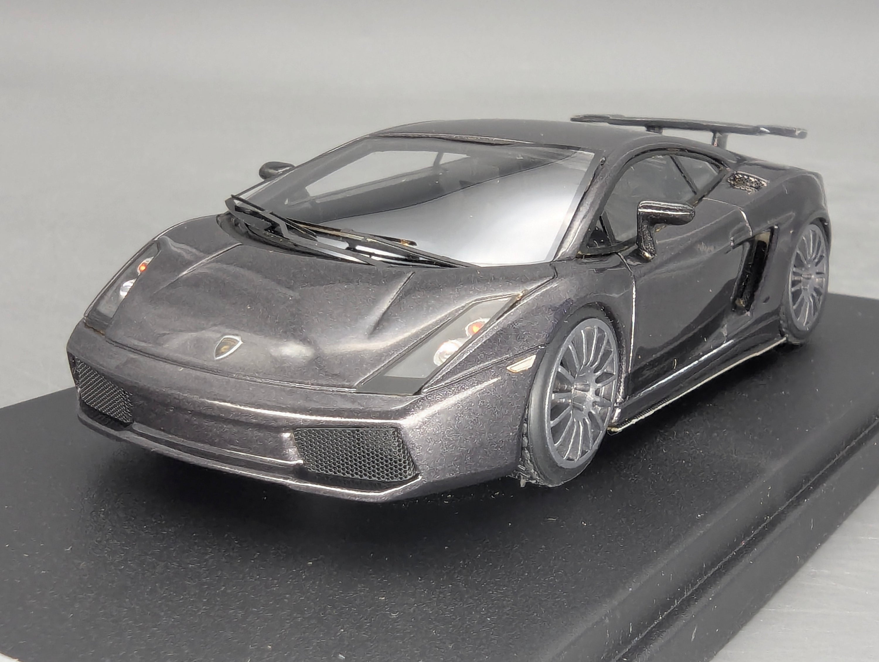 Modellautos 1:43 Looksmart Lamborghini Gallardo Superleggera 2007 Met. Grey OVP