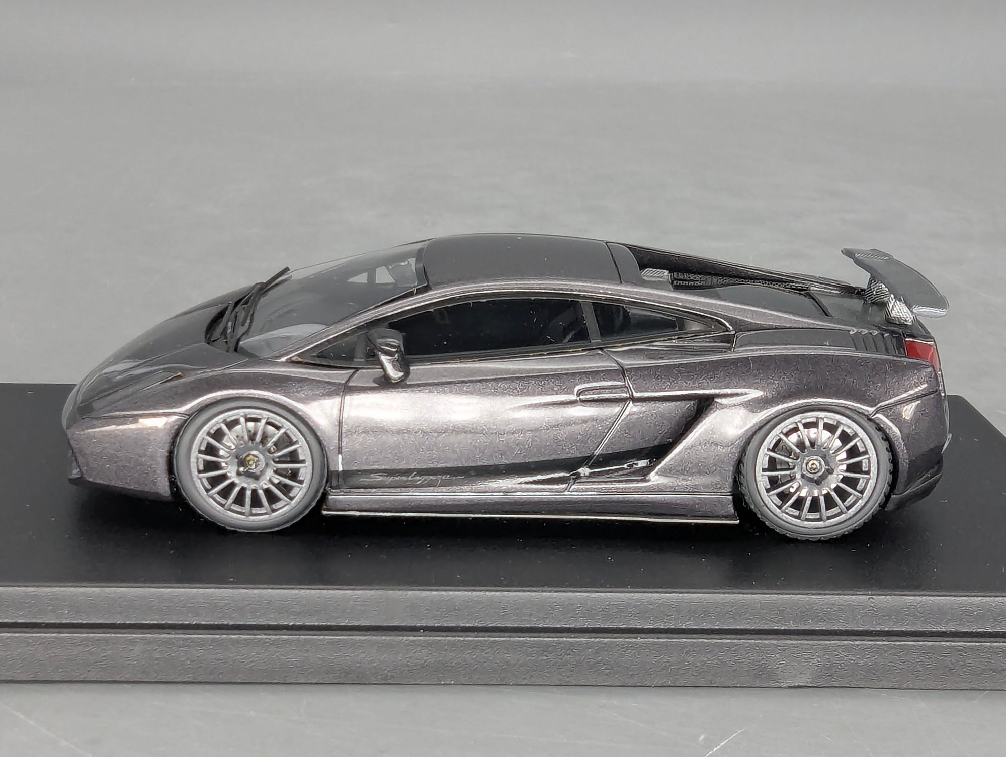 Modellautos 1:43 Looksmart Lamborghini Gallardo Superleggera 2007 Met. Grey OVP