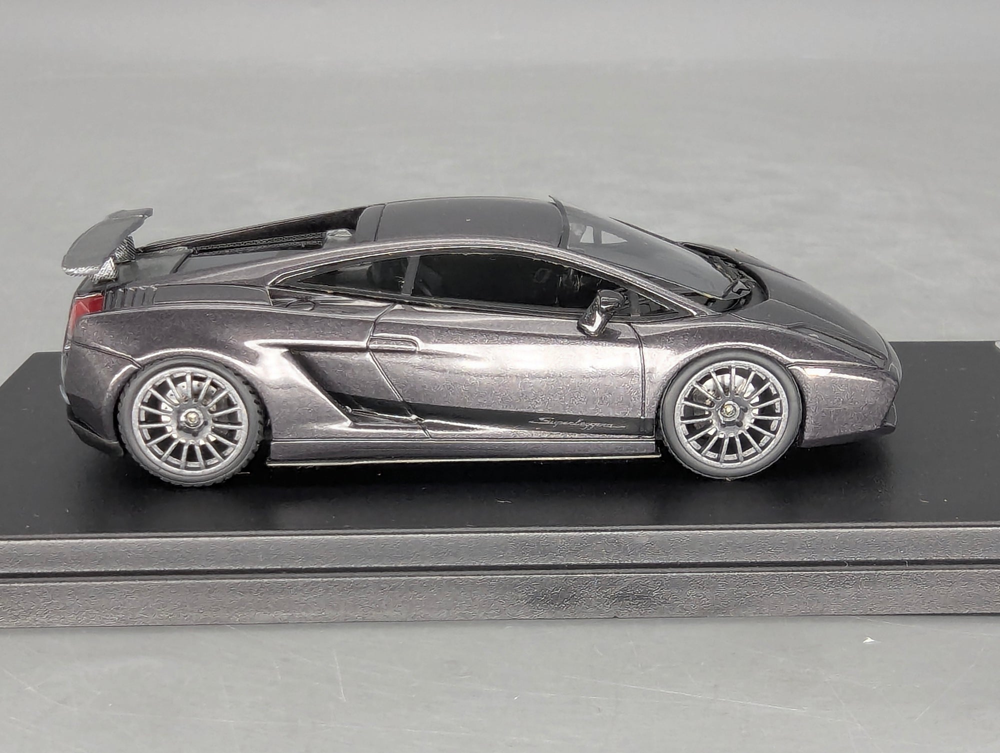 Modellautos 1:43 Looksmart Lamborghini Gallardo Superleggera 2007 Met. Grey OVP