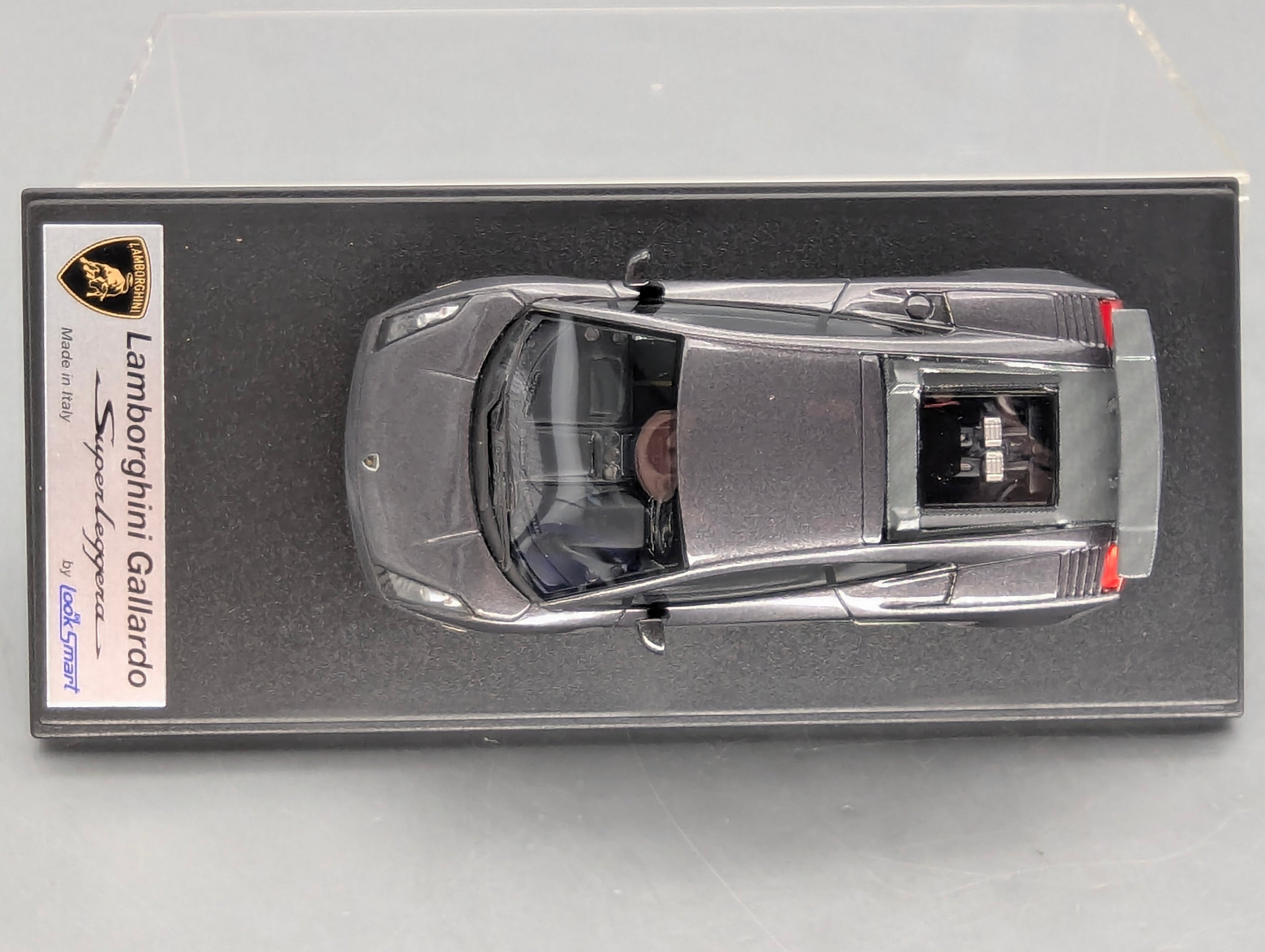 Modellautos 1:43 Looksmart Lamborghini Gallardo Superleggera 2007 Met. Grey OVP