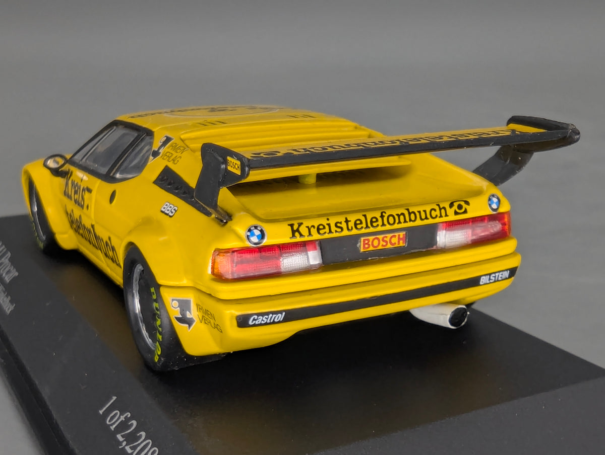 Modellautos 1:43 Minichamps BMW M1 Procar 1979 #81 Manfred Wikelhock mit OVP