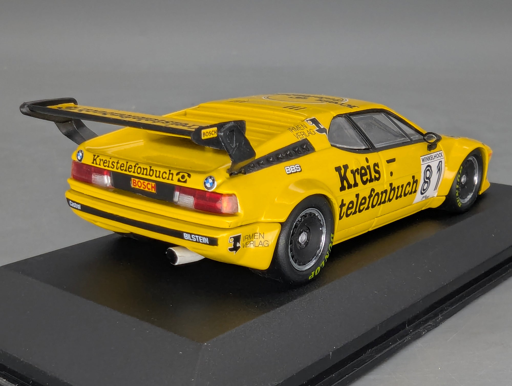 Modellautos 1:43 Minichamps BMW M1 Procar 1979 #81 Manfred Wikelhock mit OVP