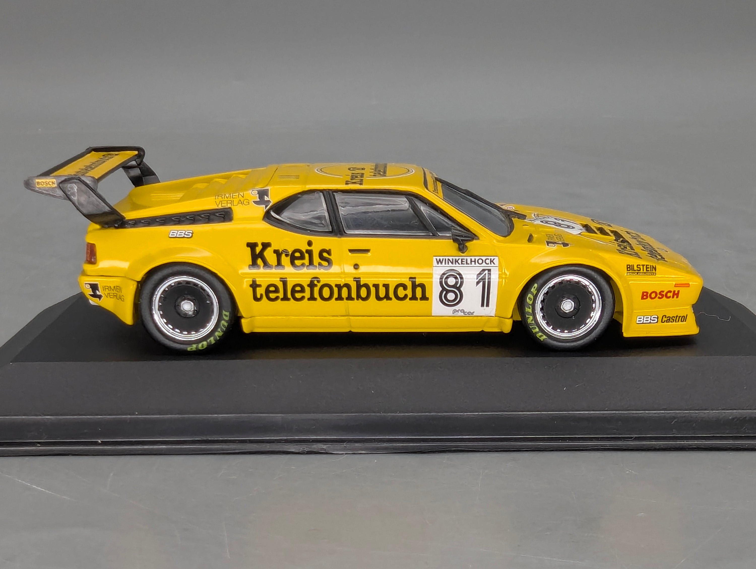Modellautos 1:43 Minichamps BMW M1 Procar 1979 #81 Manfred Wikelhock mit OVP