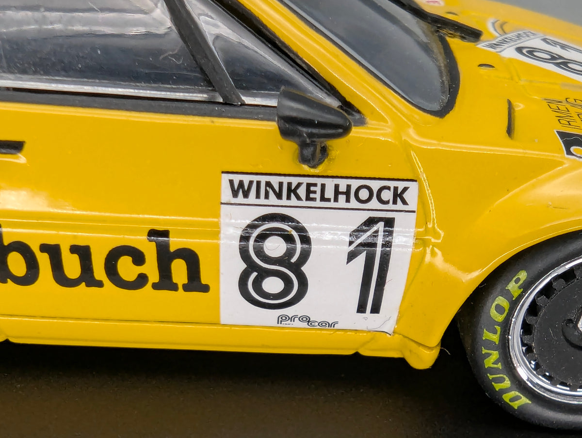 Modellautos 1:43 Minichamps BMW M1 Procar 1979 #81 Manfred Wikelhock mit OVP