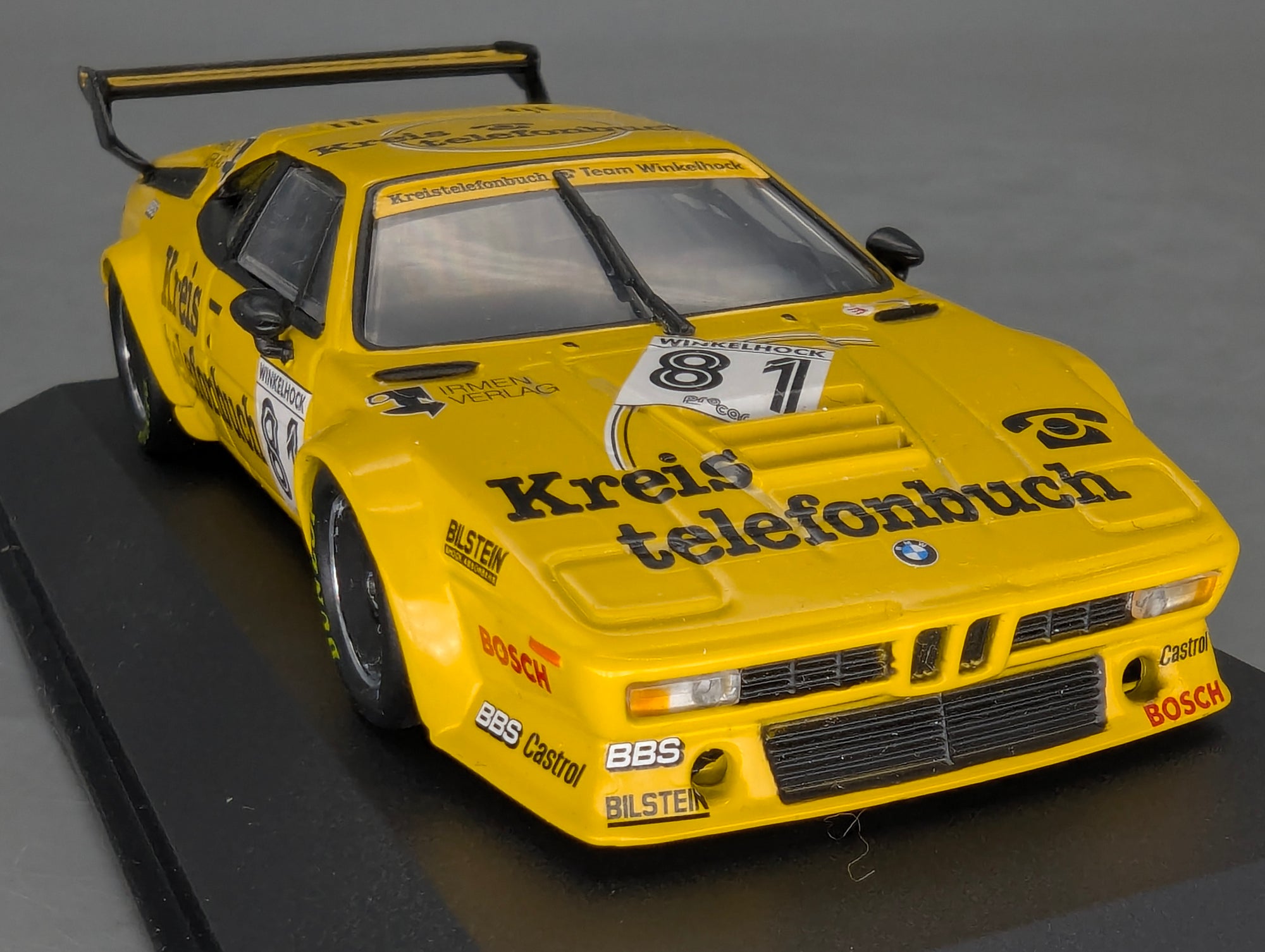 Modellautos 1:43 Minichamps BMW M1 Procar 1979 #81 Manfred Wikelhock mit OVP