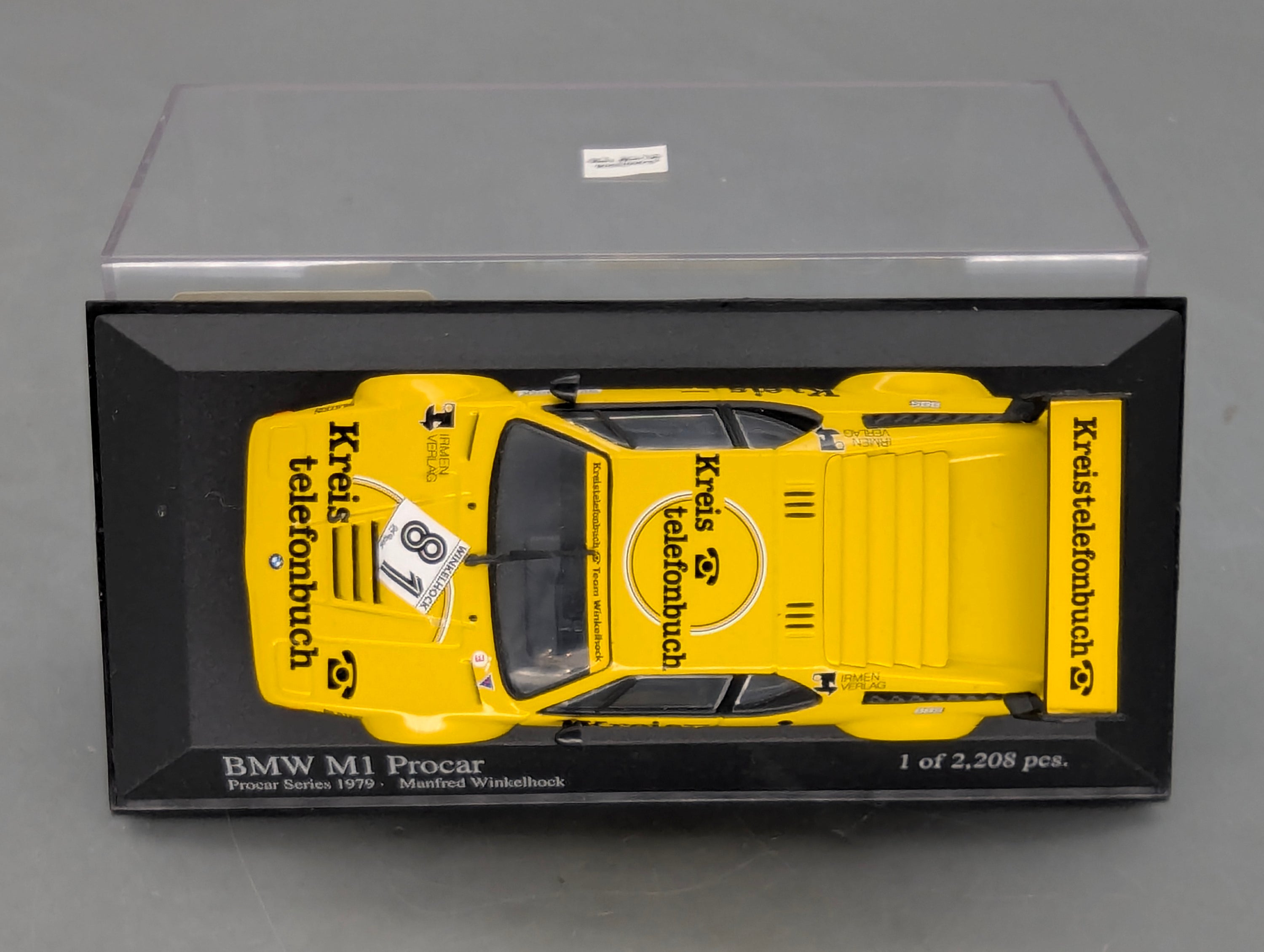 Modellautos 1:43 Minichamps BMW M1 Procar 1979 #81 Manfred Wikelhock mit OVP