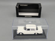 Modellautos 1:43 Minichamps Mercedes-Benz 300 SEL 6.3 1968 Weiß mit OVP