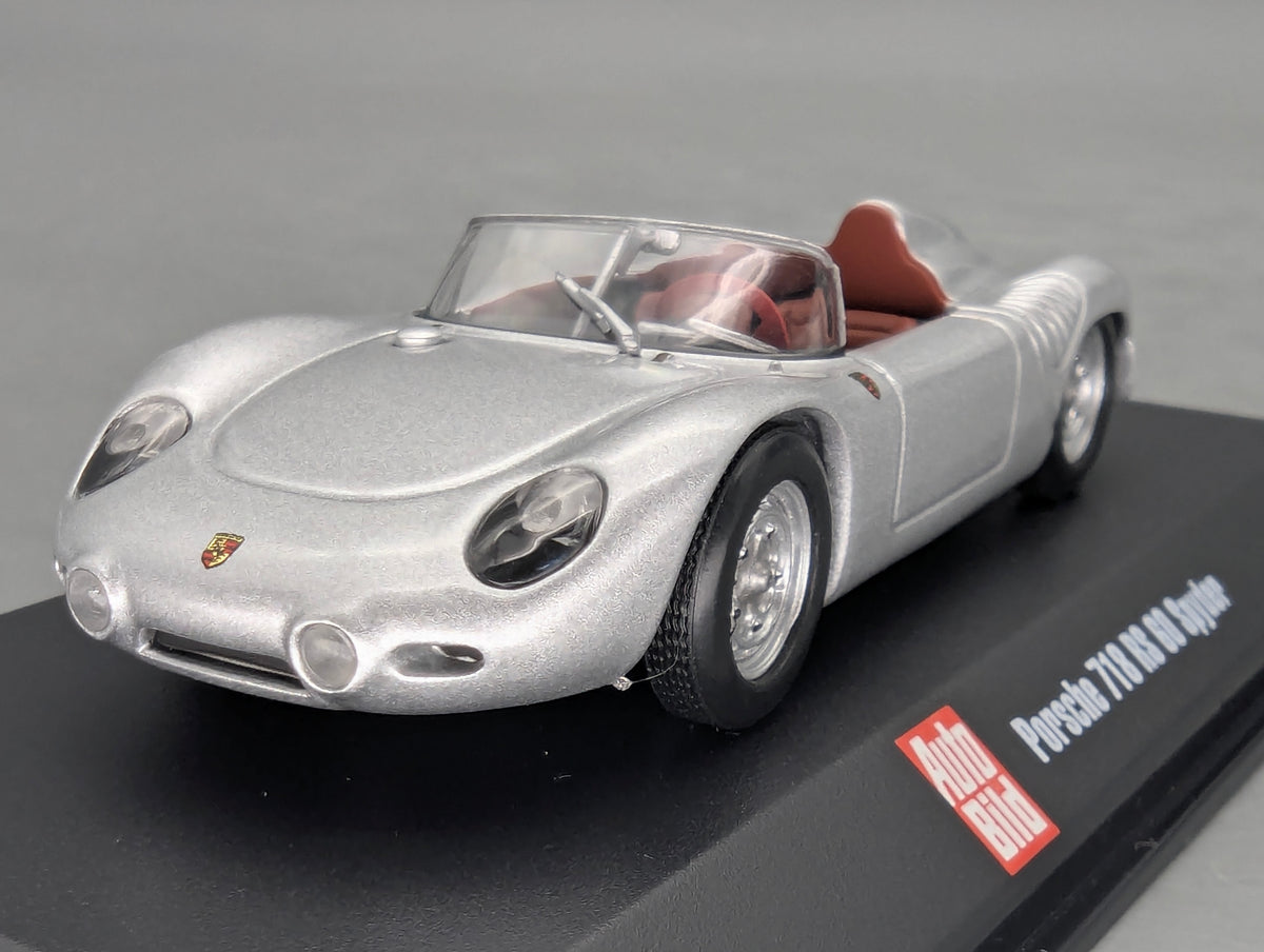 Modellautos 1:43 Minichamps Porsche 718 RS 60 Spyder Silber mit OVP