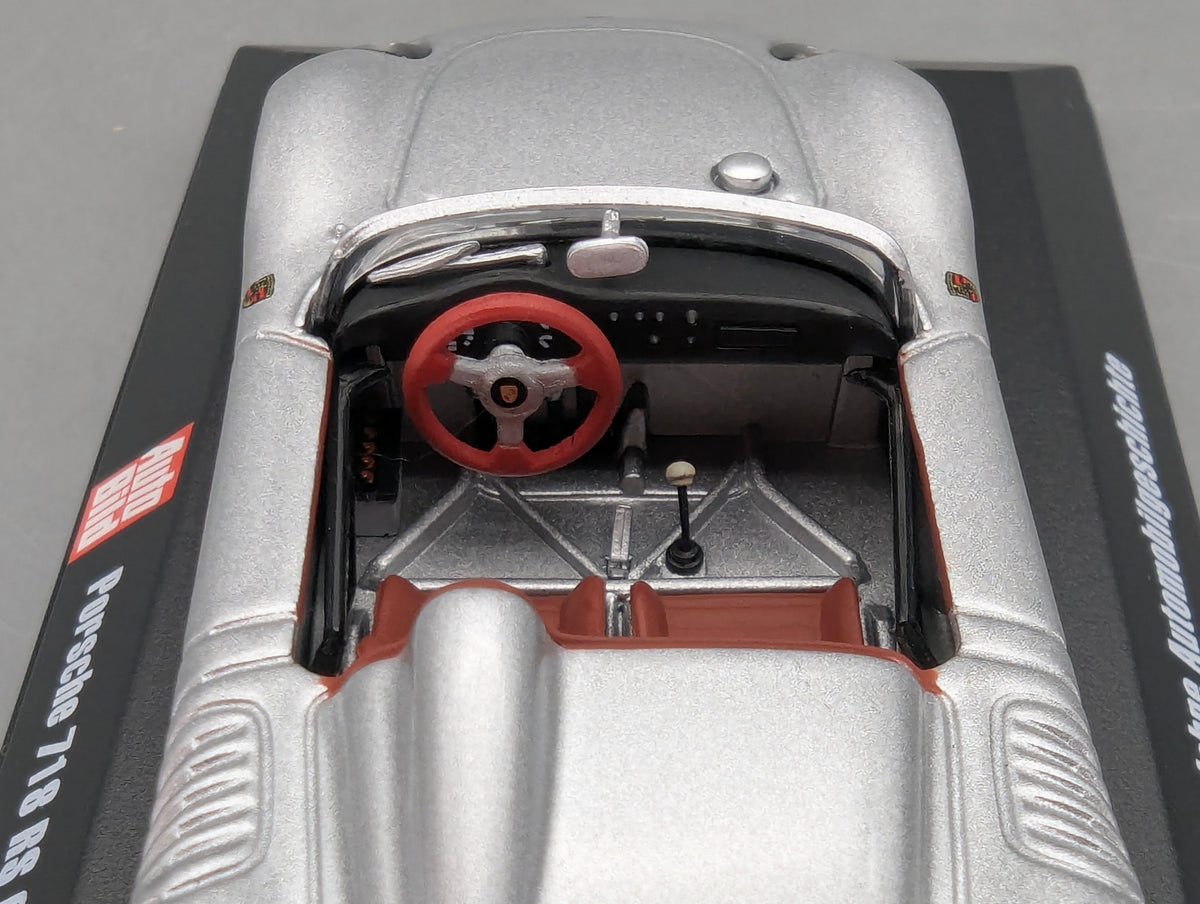 Modellautos 1:43 Minichamps Porsche 718 RS 60 Spyder Silber mit OVP