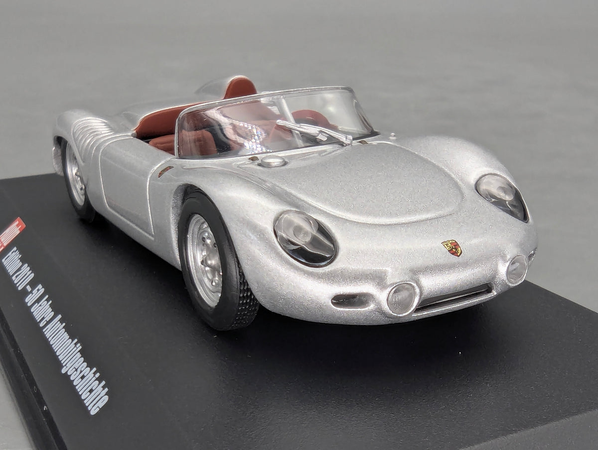 Modellautos 1:43 Minichamps Porsche 718 RS 60 Spyder Silber mit OVP