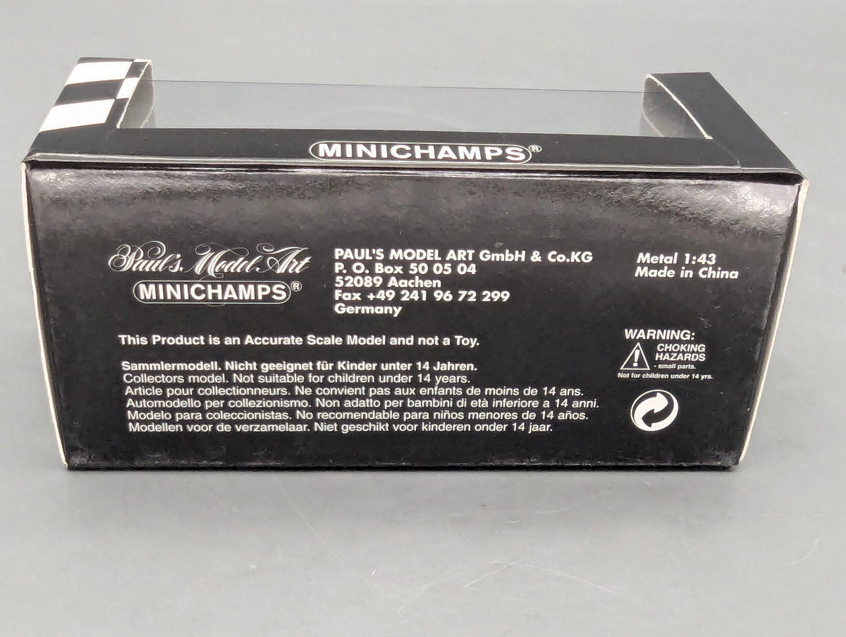 Modellautos 1:43 Minichamps Porsche 911 GT1 Street 1998 Weiß mit OVP