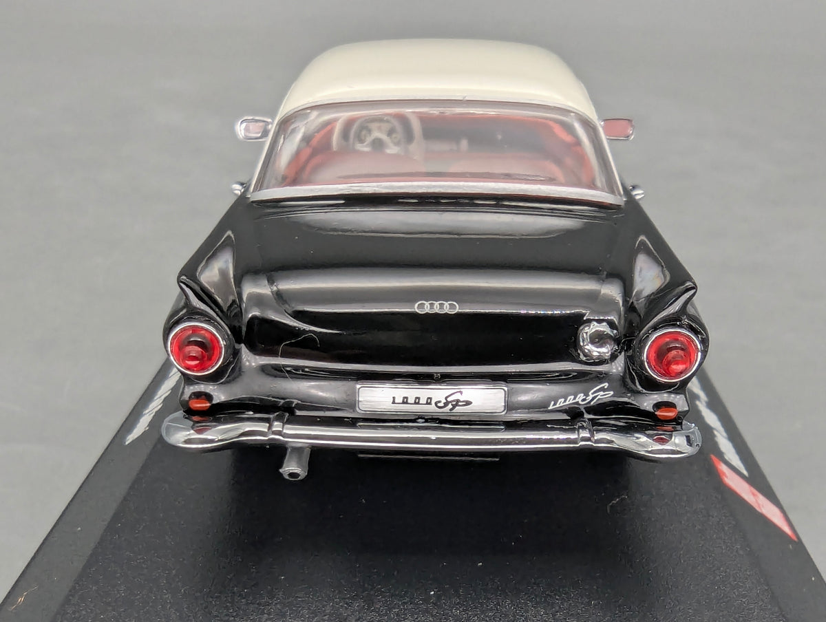 Modellautos 1:43 Minichamps Auto Union 1000 Sp Coupe Schwarz Weiß mit OVP