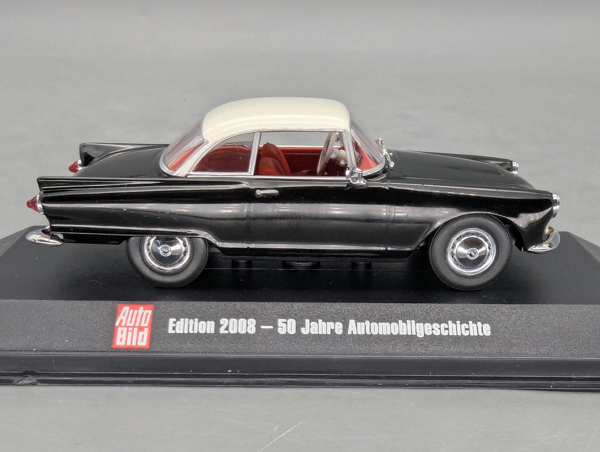 Modellautos 1:43 Minichamps Auto Union 1000 Sp Coupe Schwarz Weiß mit OVP
