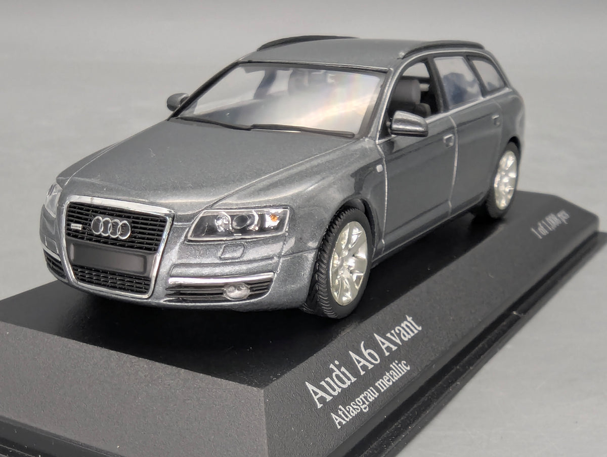 Modellautos 1:43 Minichamps Audi A6 Avant Atlasgrau Metallic mit OVP
