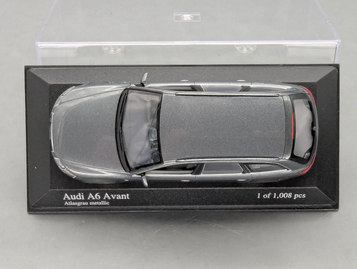 Modellautos 1:43 Minichamps Audi A6 Avant Atlasgrau Metallic mit OVP