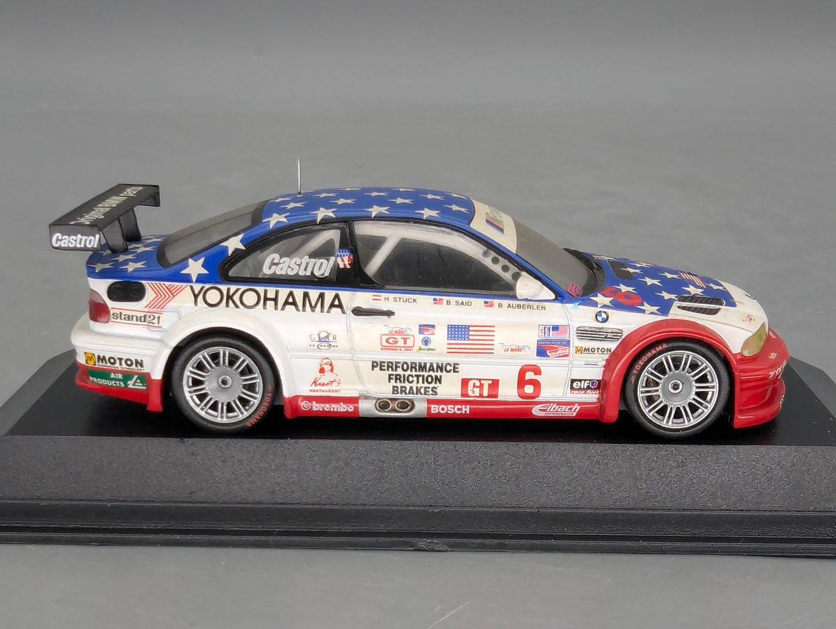 Modellautos 1:43 Minichamps BMW M3 GTR WINNER ALMS 2001 #6 Stuck u. A. mit OVP