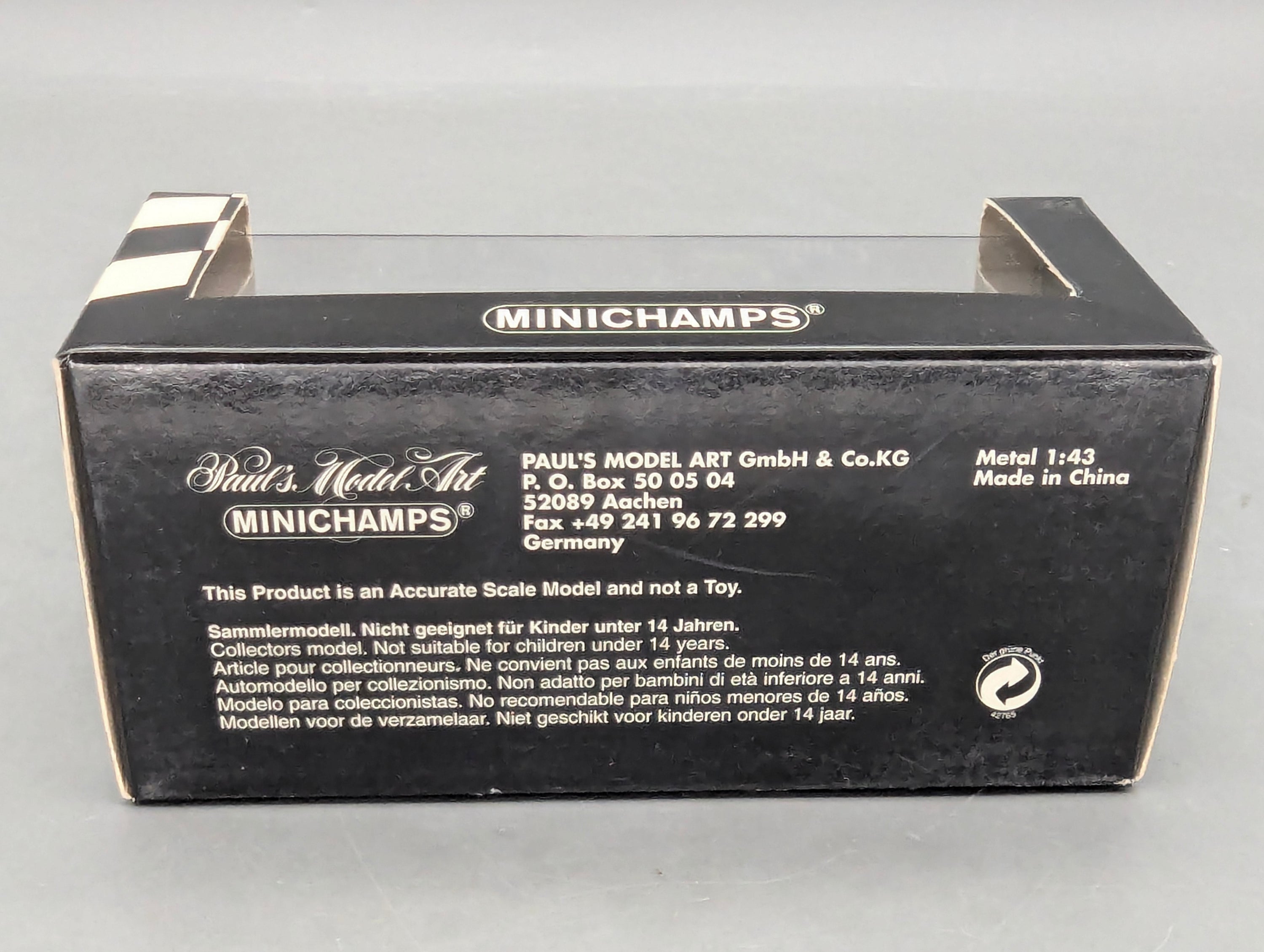 Modellautos 1:43 Minichamps BMW M3 GTR WINNER ALMS 2001 #6 Stuck u. A. mit OVP