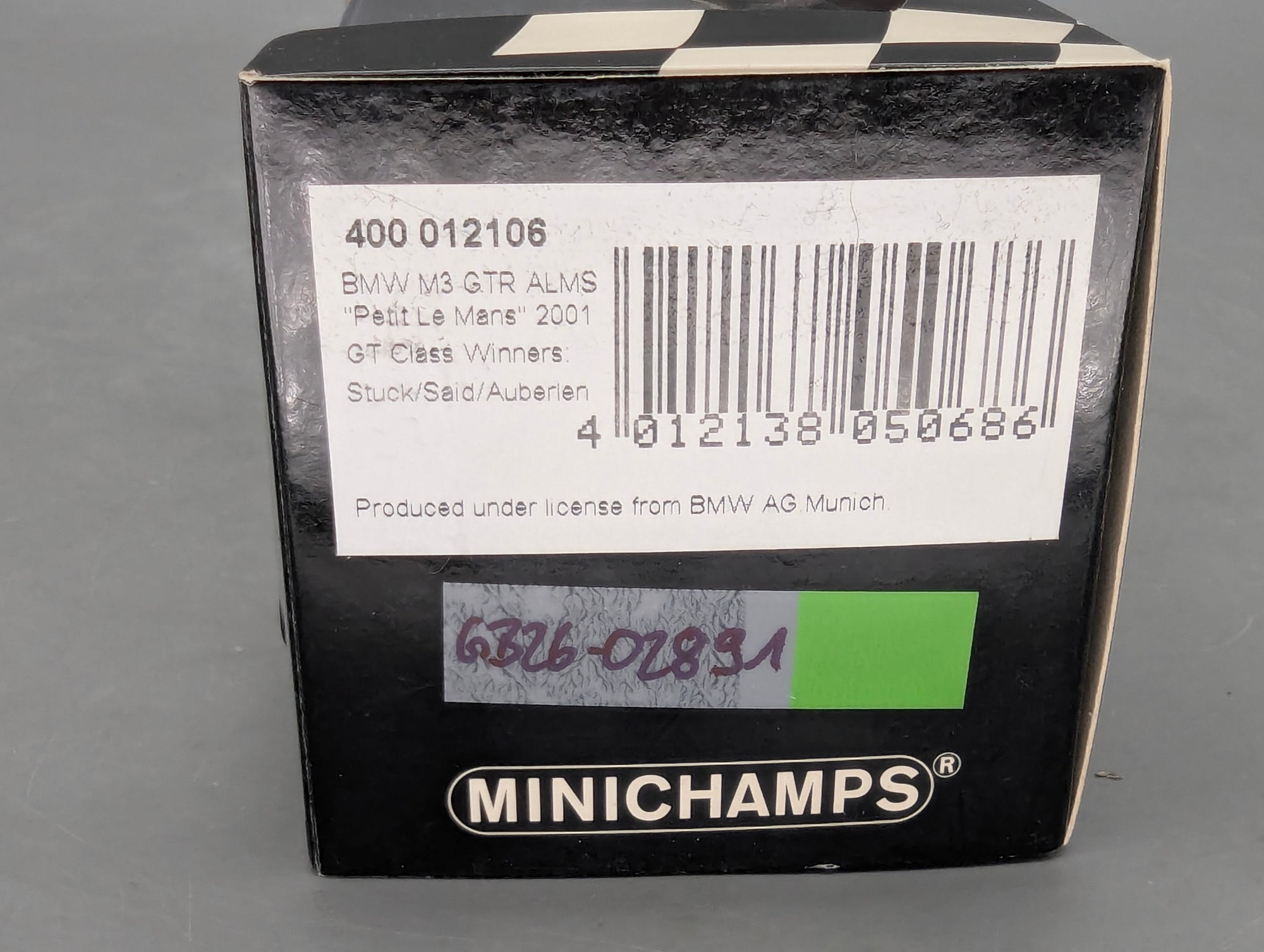 Modellautos 1:43 Minichamps BMW M3 GTR WINNER ALMS 2001 #6 Stuck u. A. mit OVP