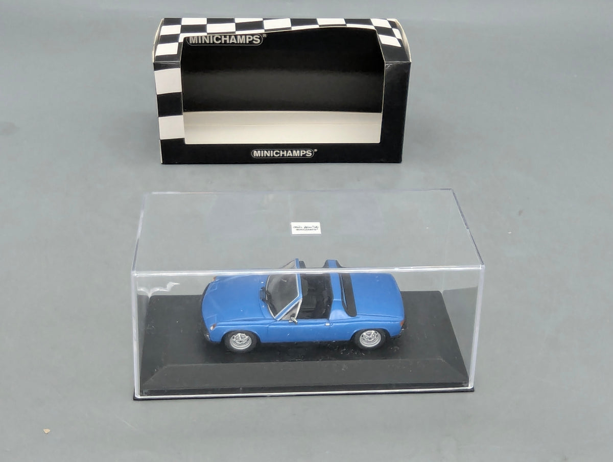 Modellautos 1:43 Minichamps VW Porsche 914/4 Gemini Metallic mit OVP