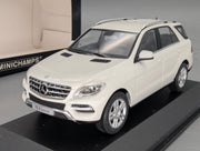 Modellautos 1:43 Minichamps Mercedes-Benz M-Klasse W166 2011 Weiß mit OVP