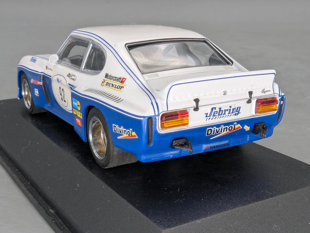 Modellautos 1:43 Minichamps Ford Capri 3100 WINNER Zolder 2005 #92 Peter Mücke mit OVP