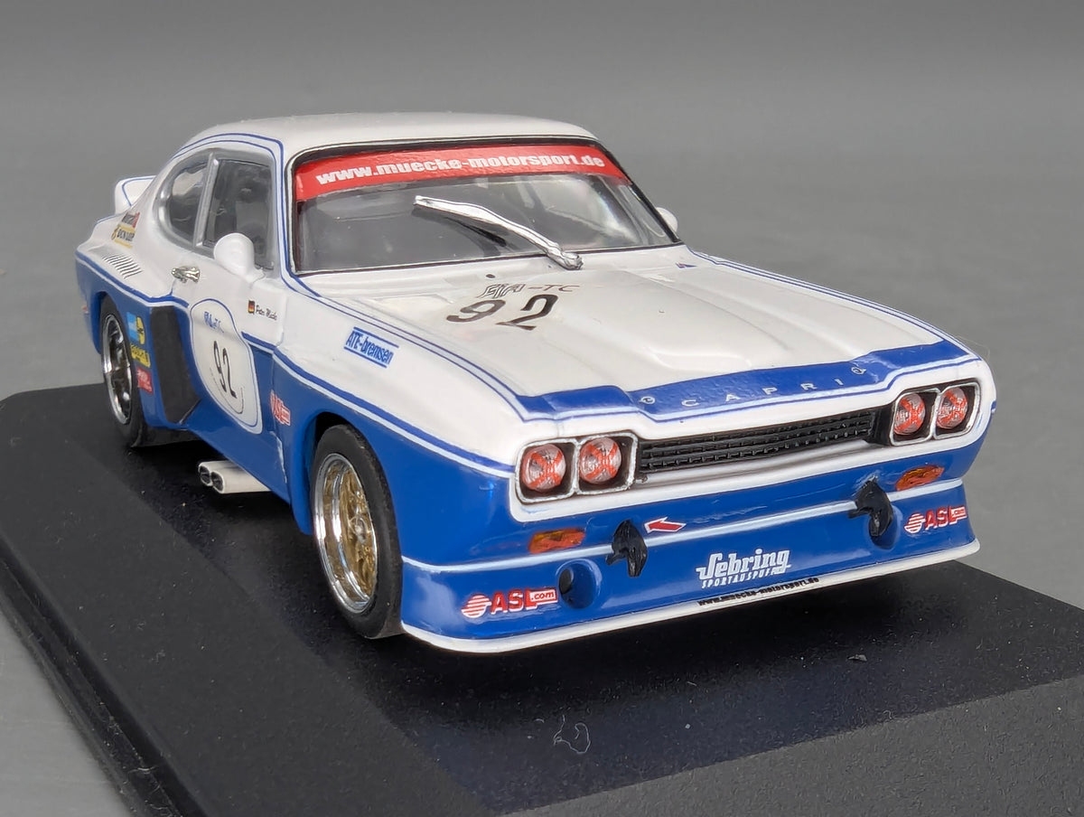 Modellautos 1:43 Minichamps Ford Capri 3100 WINNER Zolder 2005 #92 Peter Mücke mit OVP