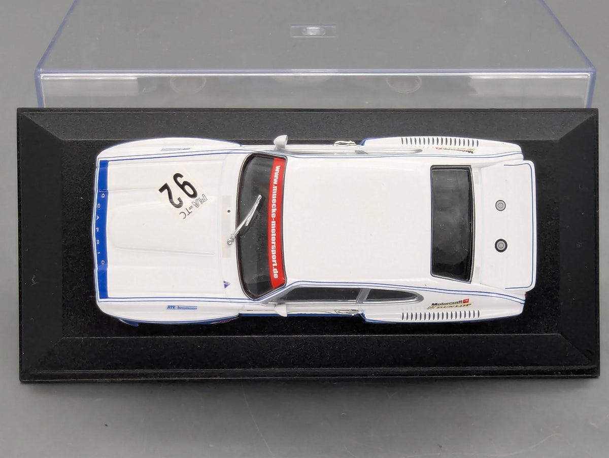 Modellautos 1:43 Minichamps Ford Capri 3100 WINNER Zolder 2005 #92 Peter Mücke mit OVP