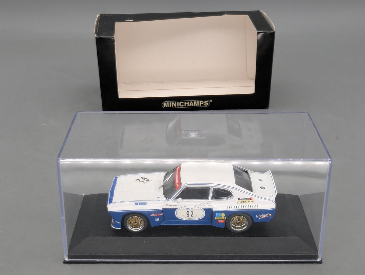 Modellautos 1:43 Minichamps Ford Capri 3100 WINNER Zolder 2005 #92 Peter Mücke mit OVP