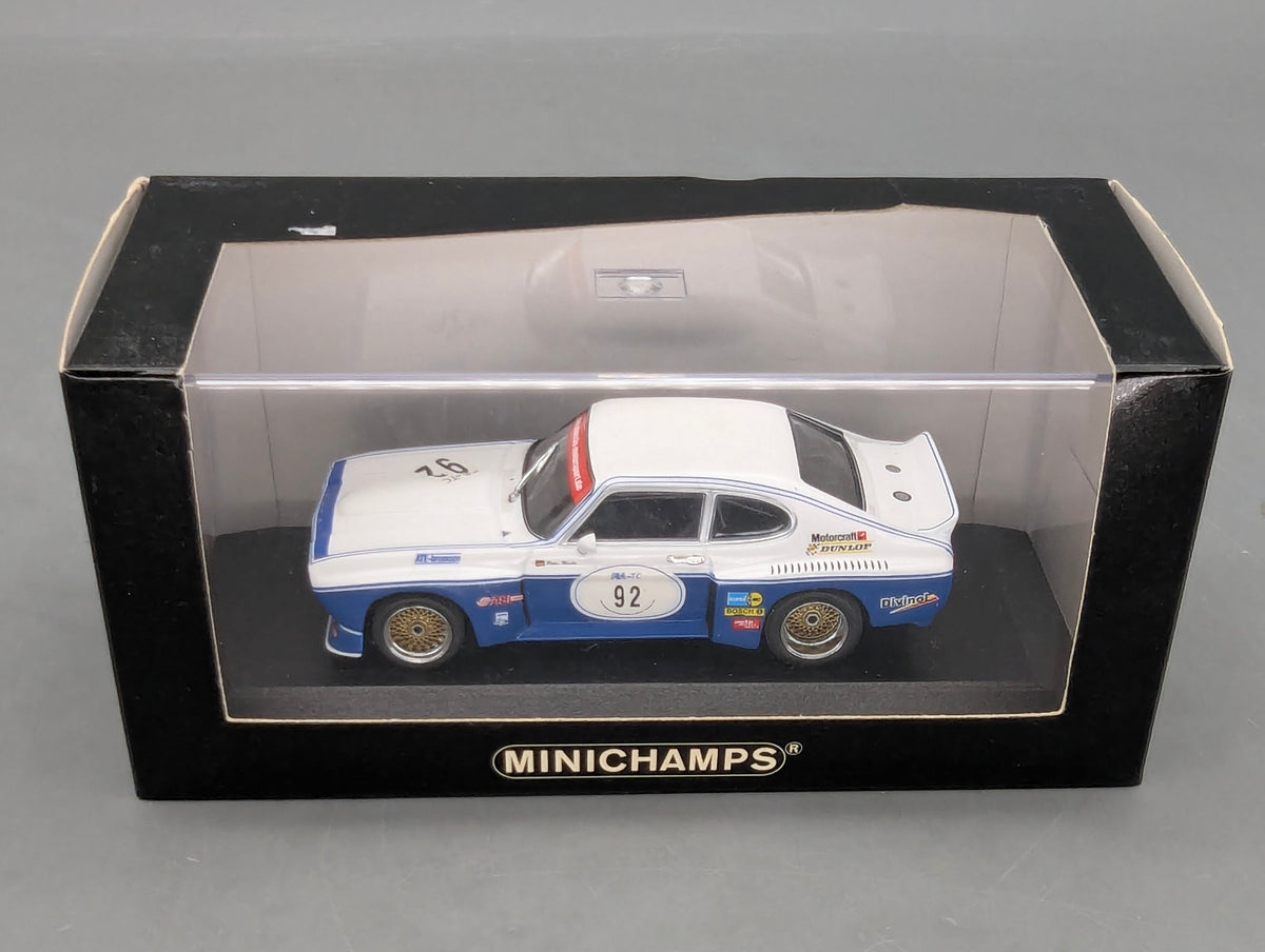 Modellautos 1:43 Minichamps Ford Capri 3100 WINNER Zolder 2005 #92 Peter Mücke mit OVP