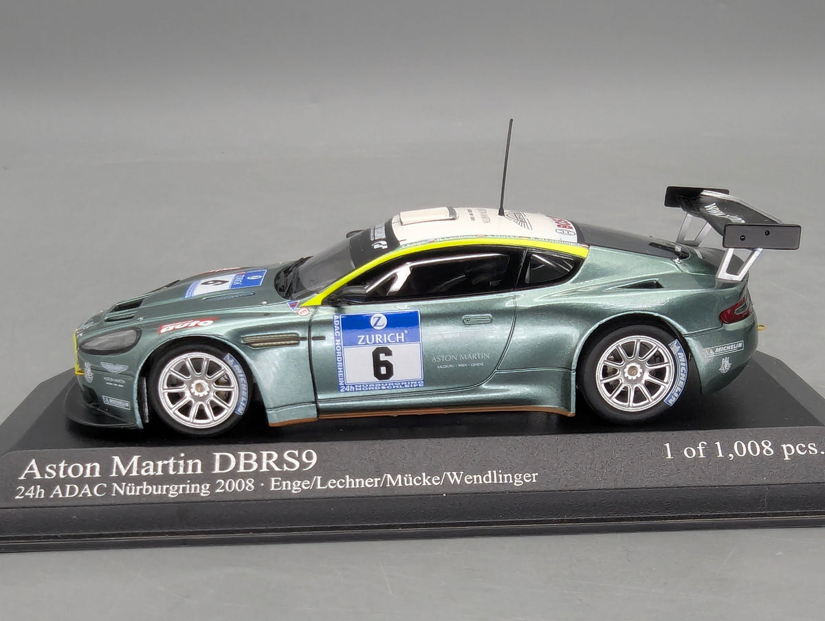 Modellautos 1:43 Minichamps Aston Martin DBRS9 Nürburgring 2008 #6 OVP