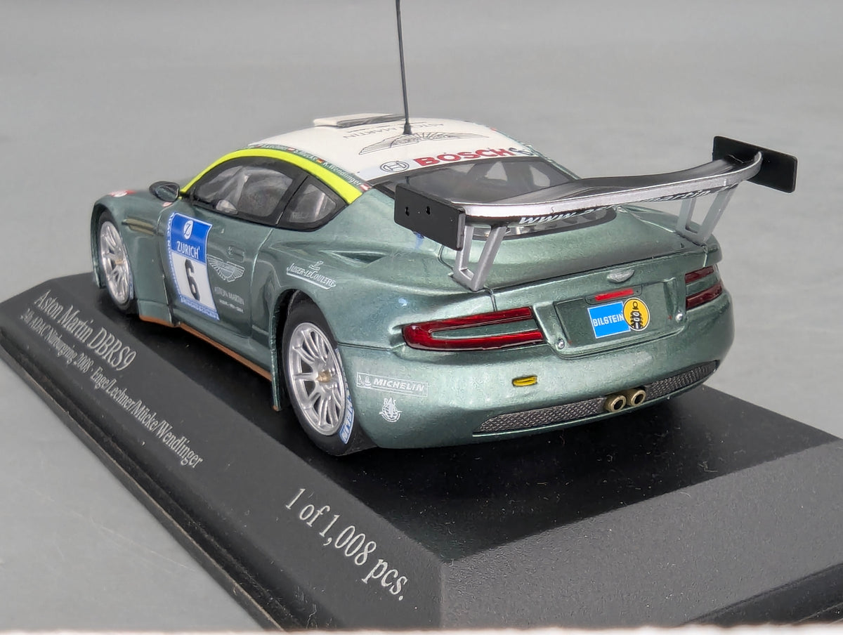 Modellautos 1:43 Minichamps Aston Martin DBRS9 Nürburgring 2008 #6 OVP