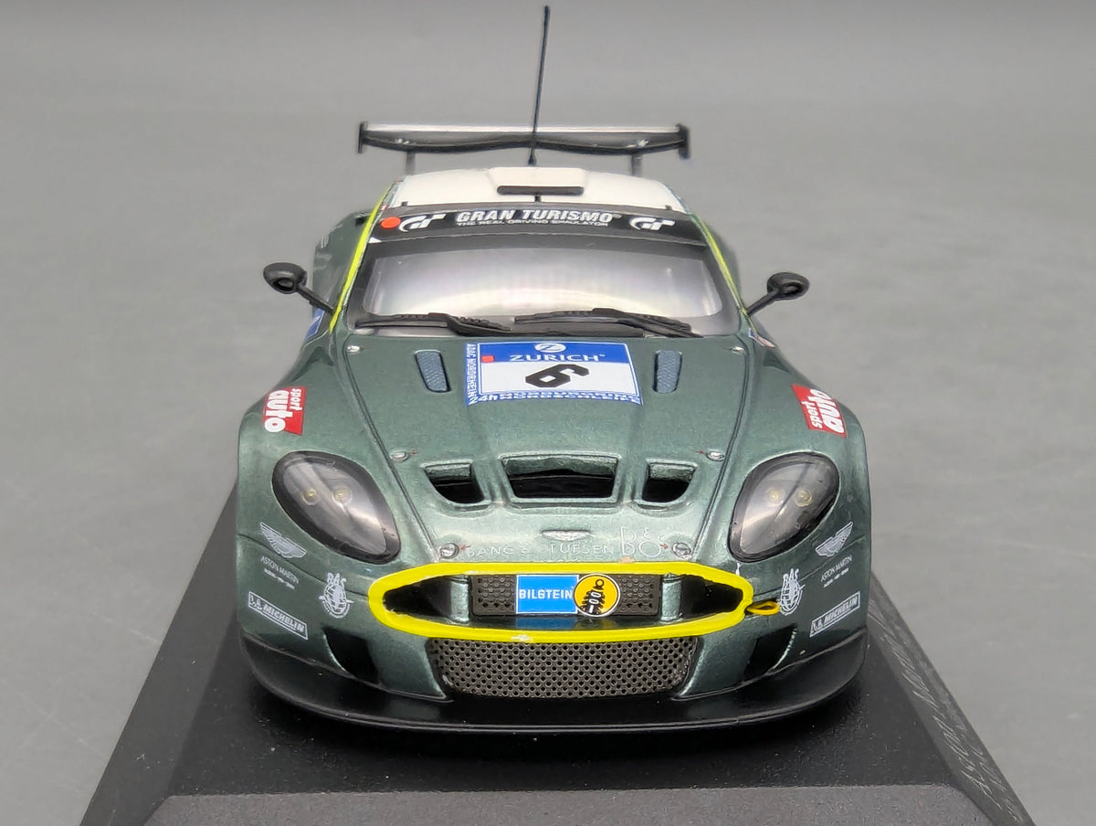 Modellautos 1:43 Minichamps Aston Martin DBRS9 Nürburgring 2008 #6 OVP